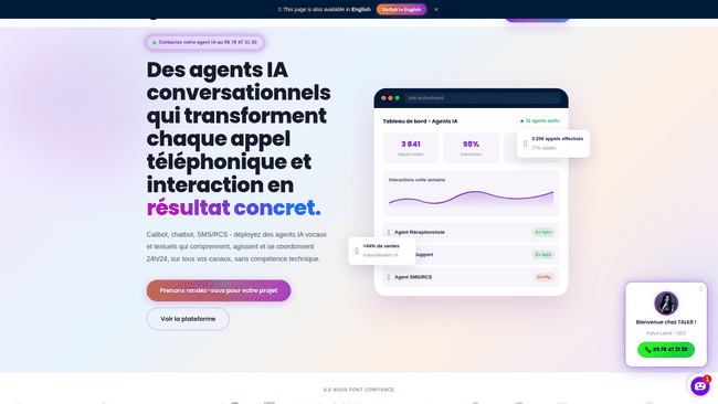 Meilleurs agents vocaux IA pour services clients