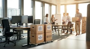 Déménagement open space : réussir la transition des espaces de travail