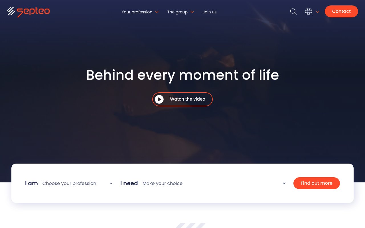 Apercu du site Septio